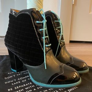 John Fluevog Ankle Boots never been worn!